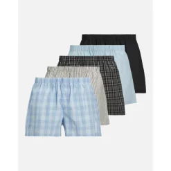 5-Pack Milano Woven Boxers Mens