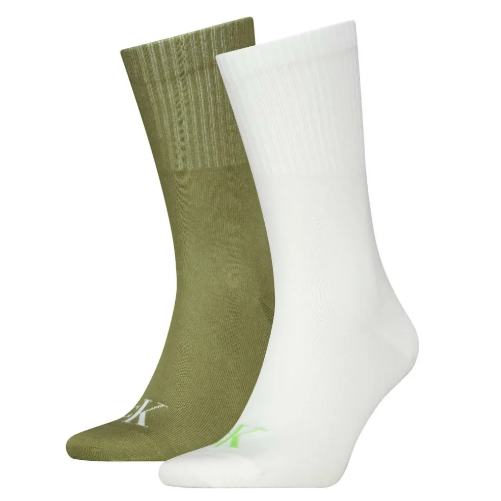 2 Pack Of Contrast Tube Socks