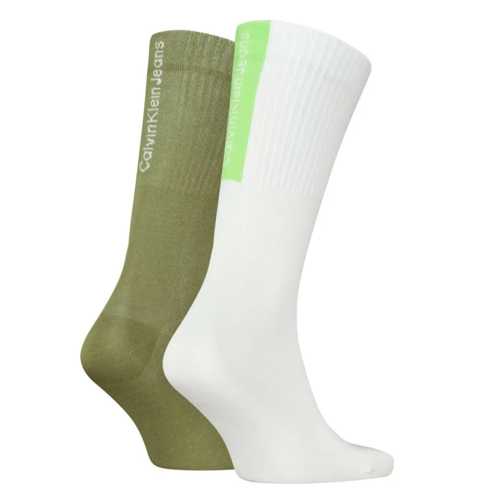 2 Pack Of Contrast Tube Socks