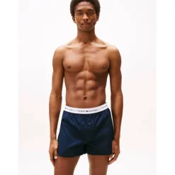 2 Pack Woven Boxer Shorts