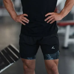 Premium Active Shorts with Inner Short