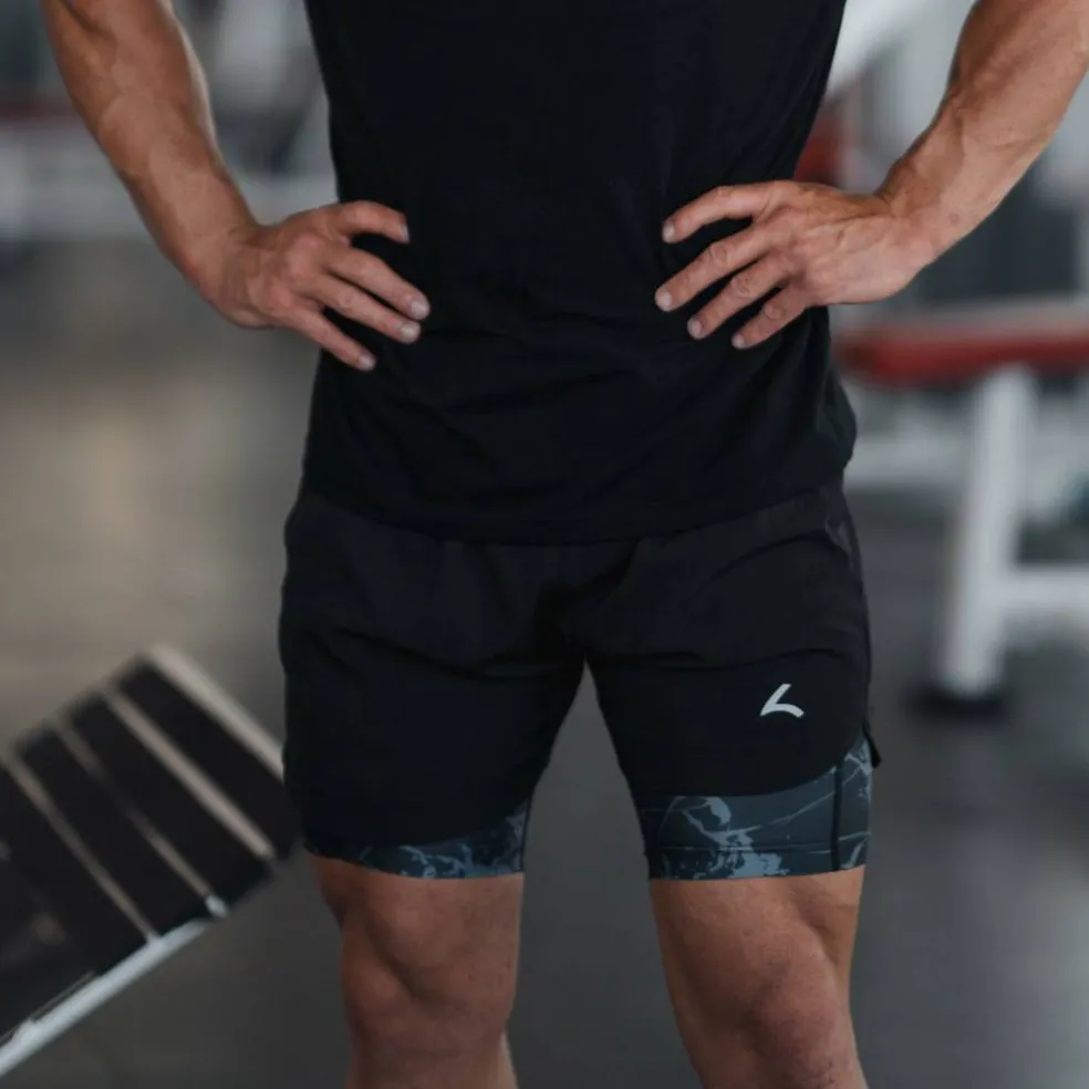 Premium Active Shorts with Inner Short