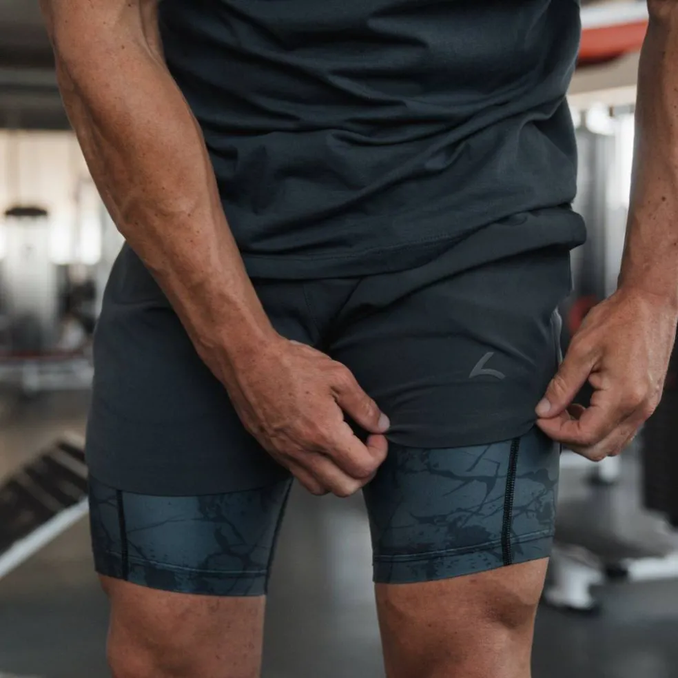 Premium Active Shorts with Inner Short