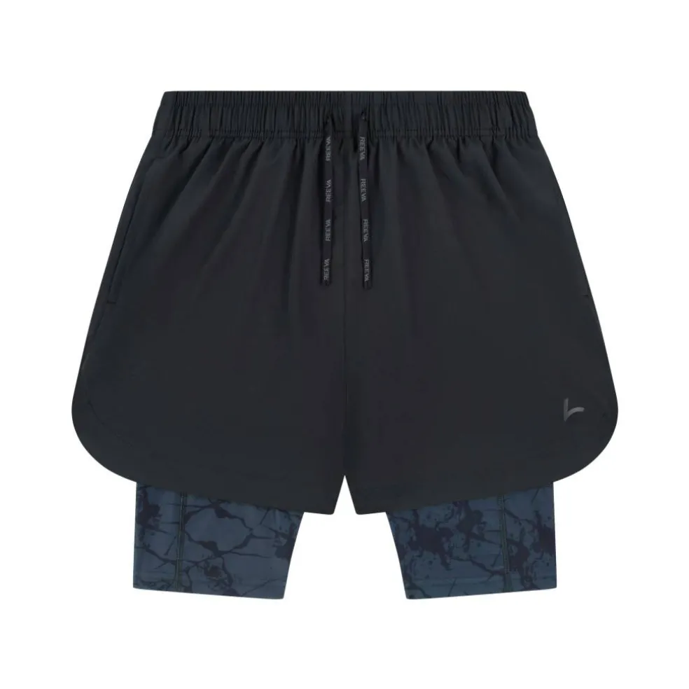 Premium Active Shorts with Inner Short