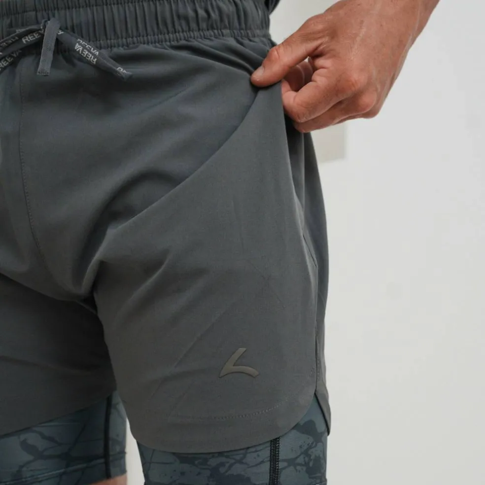 Premium Active Shorts with Inner Short
