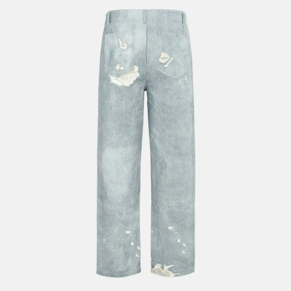 Print Jeans Mens