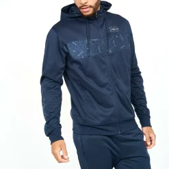 Pyramid Zip Through Hoodie Mens