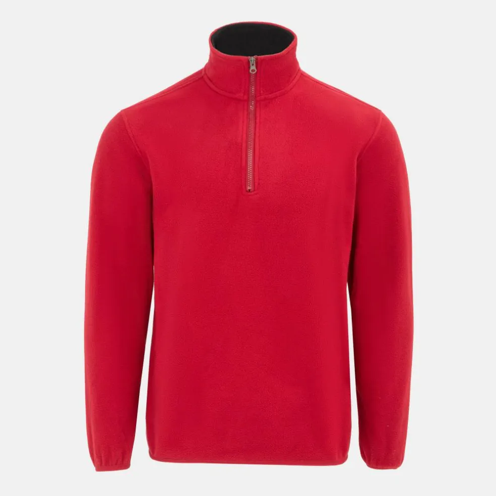 Quarter Zip Fleece Jacket Mens