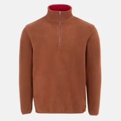 Quarter Zip Fleece Jacket Mens