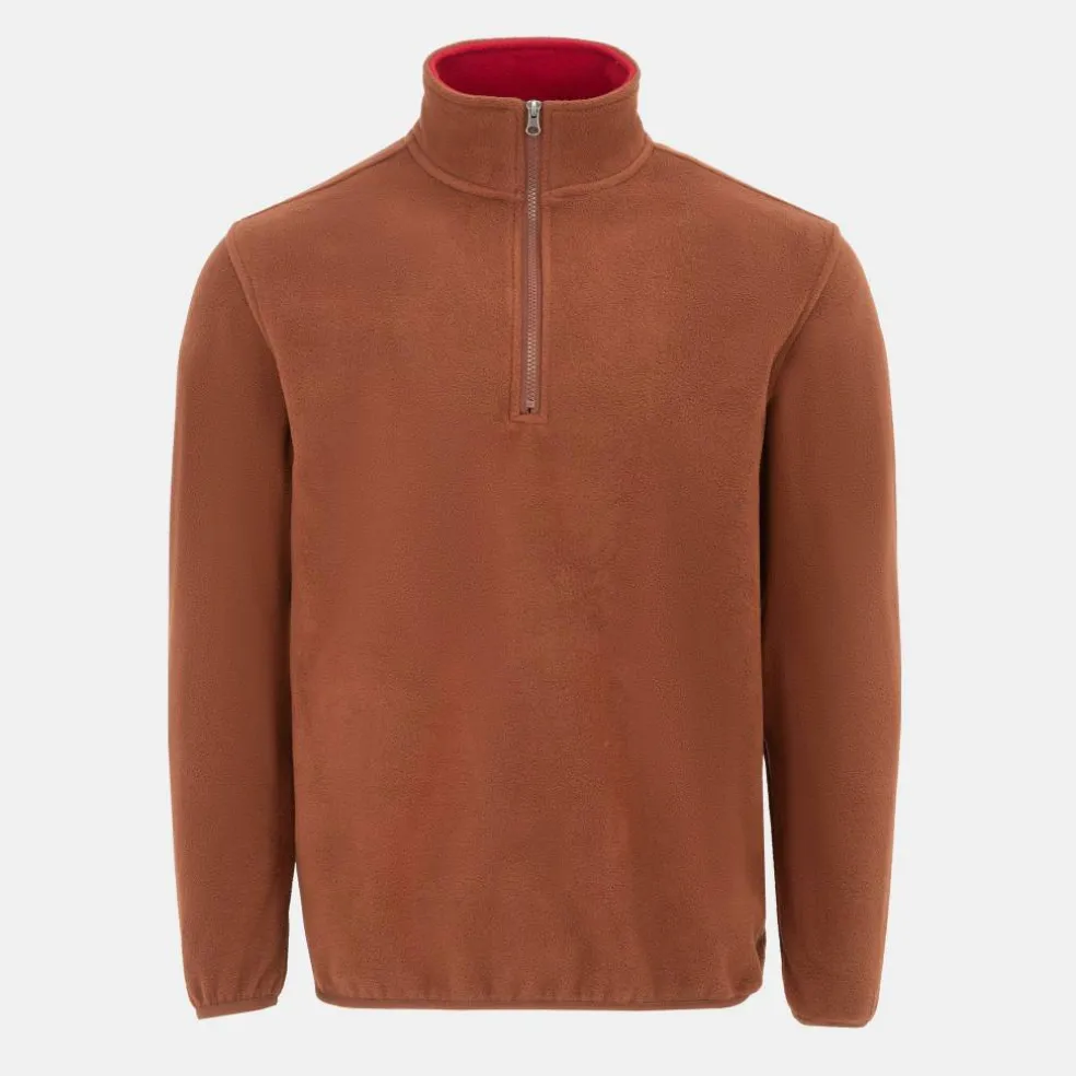 Quarter Zip Fleece Jacket Mens