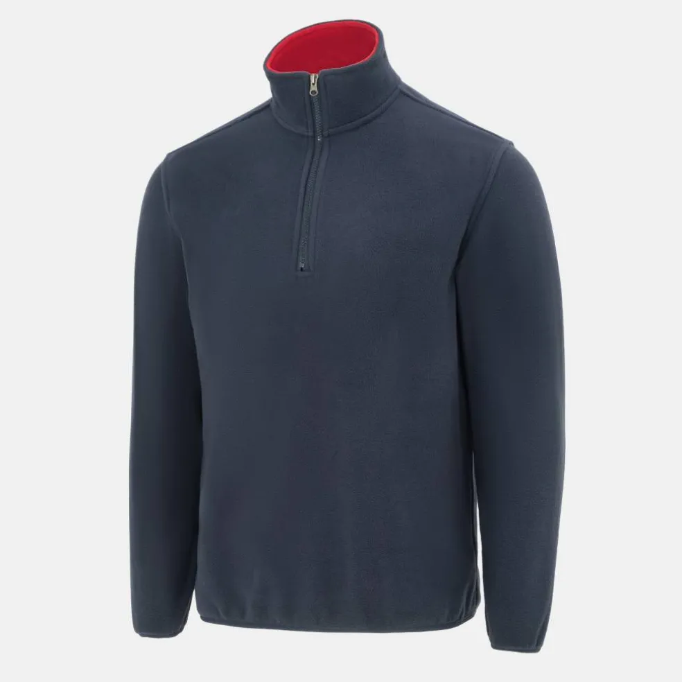 Quarter Zip Fleece Jacket Mens