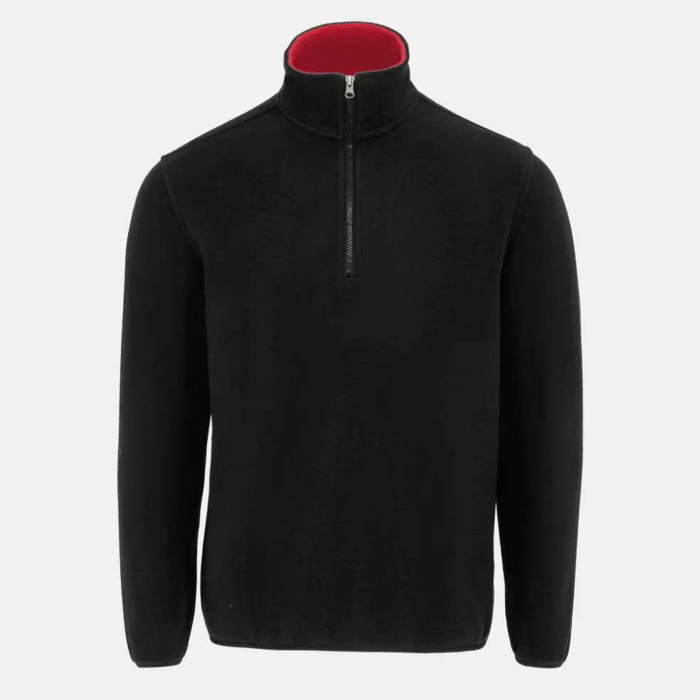 Quarter Zip Fleece Jacket Mens