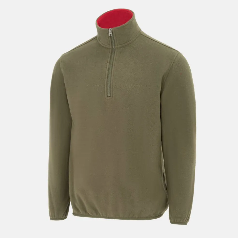 Quarter Zip Fleece Jacket Mens