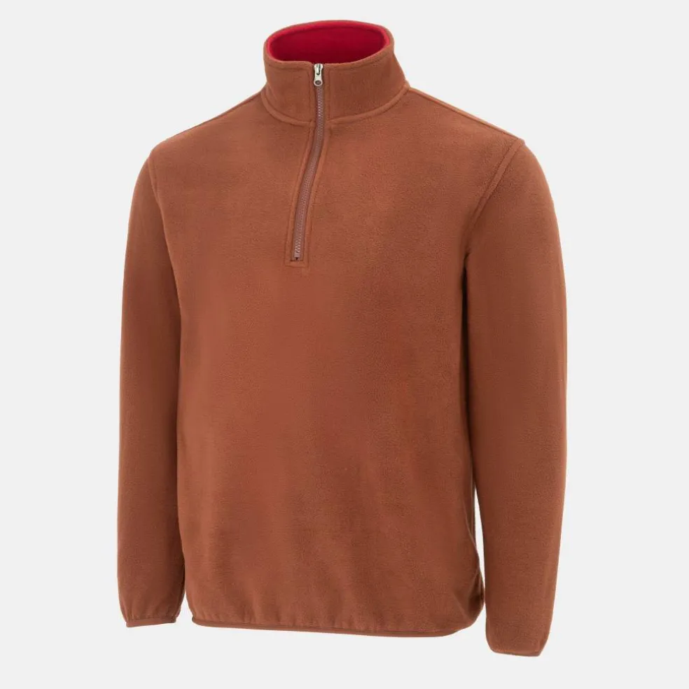 Quarter Zip Fleece Jacket Mens
