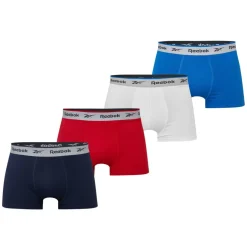 Reebok Mens 4 Pack Trunks