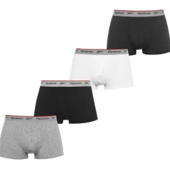 Reebok Mens 4 Pack Trunks