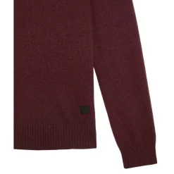 Saddle Sleeve Quarter Zip Jumper