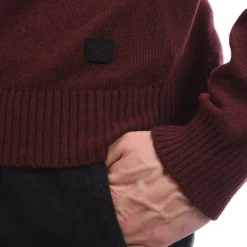 Saddle Sleeve Quarter Zip Jumper