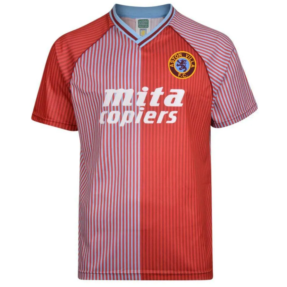 Score Draw Aston Villa Retro Home Shirt 1988/89