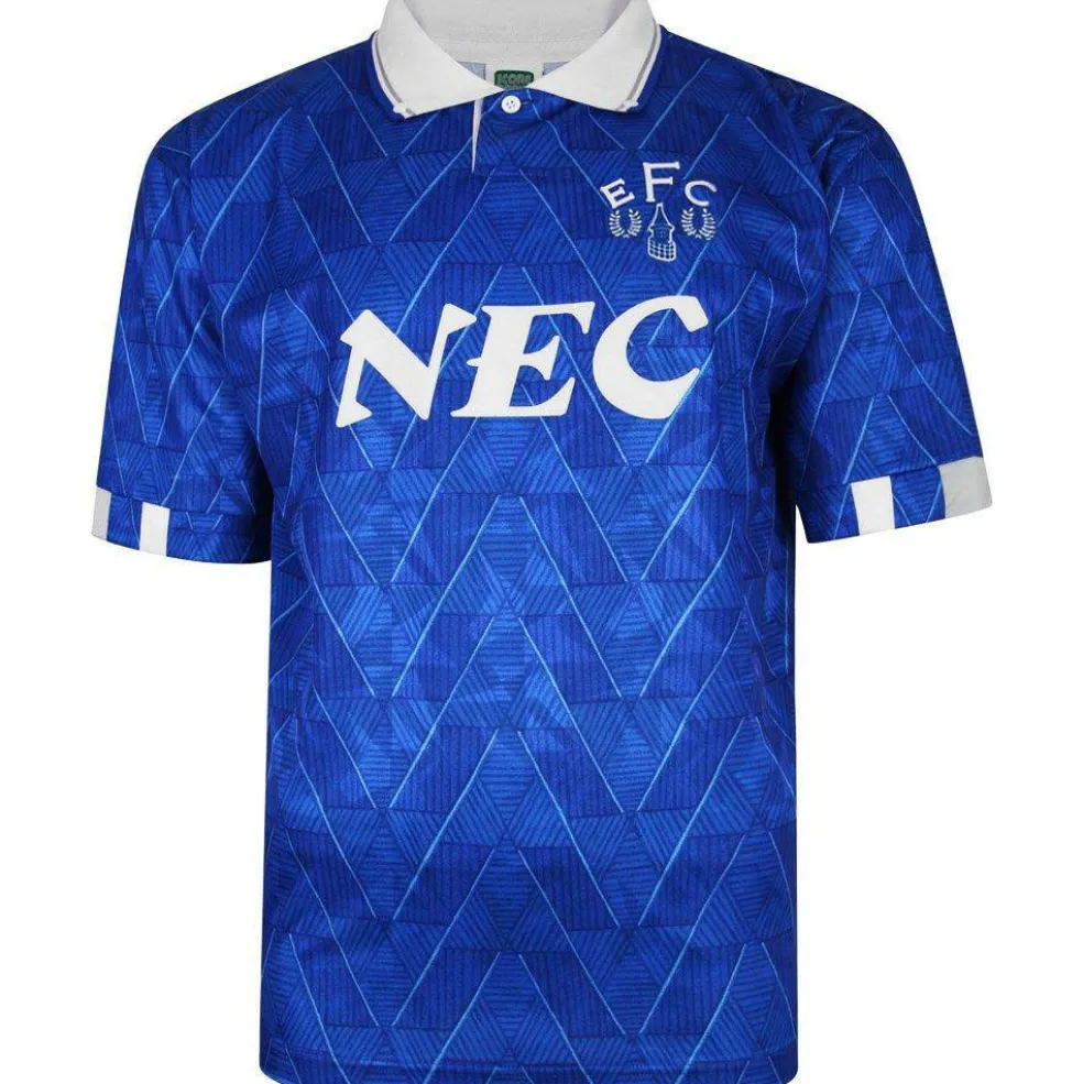 Score Draw Everton Home Shirt 1989/90