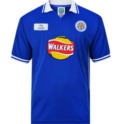 ScoreDraw Leicester City Home Shirt 2000 Adults