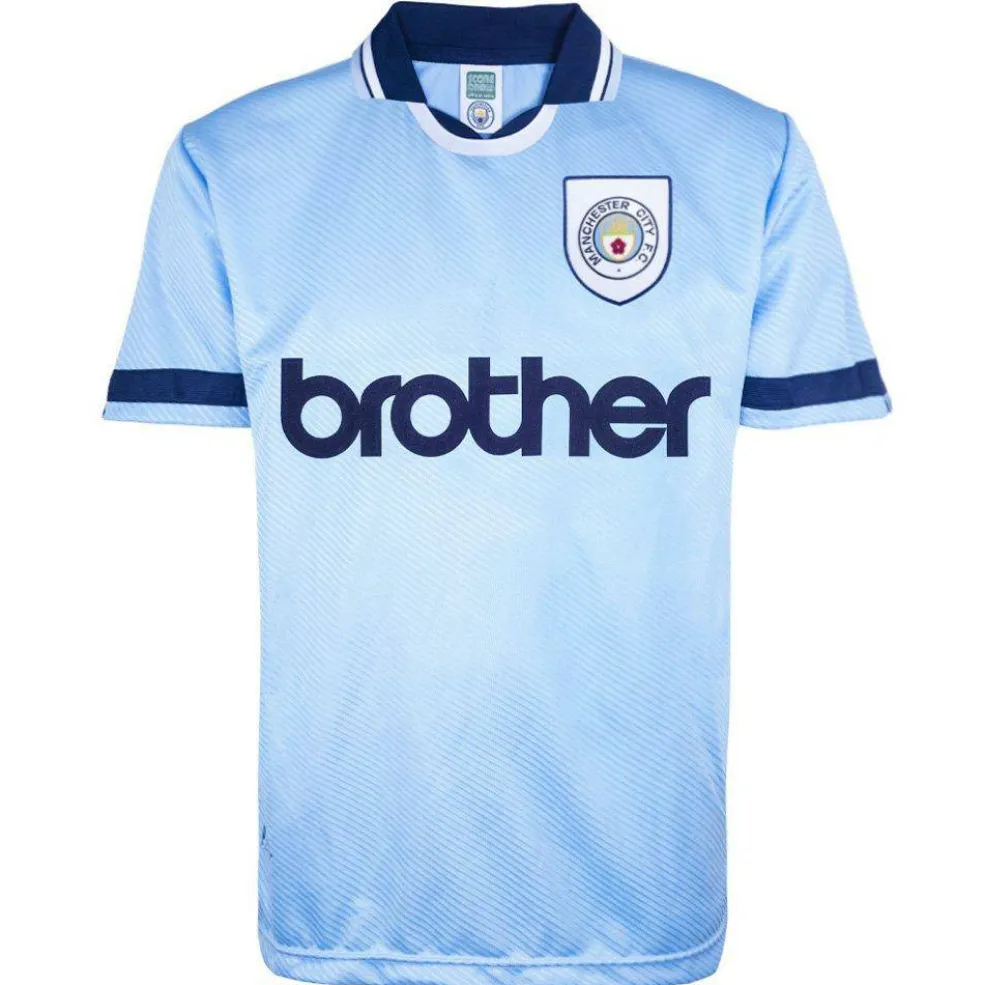 SD Manchester City Home Shirt 1994 Mens