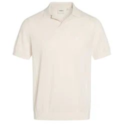 Seam Tipped Knitted Polo Shirt