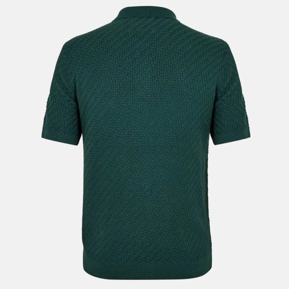 Short Sleeve Knit Polo Men