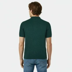 Short Sleeve Knit Polo Men