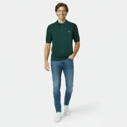 Short Sleeve Knit Polo Men