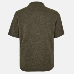 Short Sleeve Zip Knit Polo