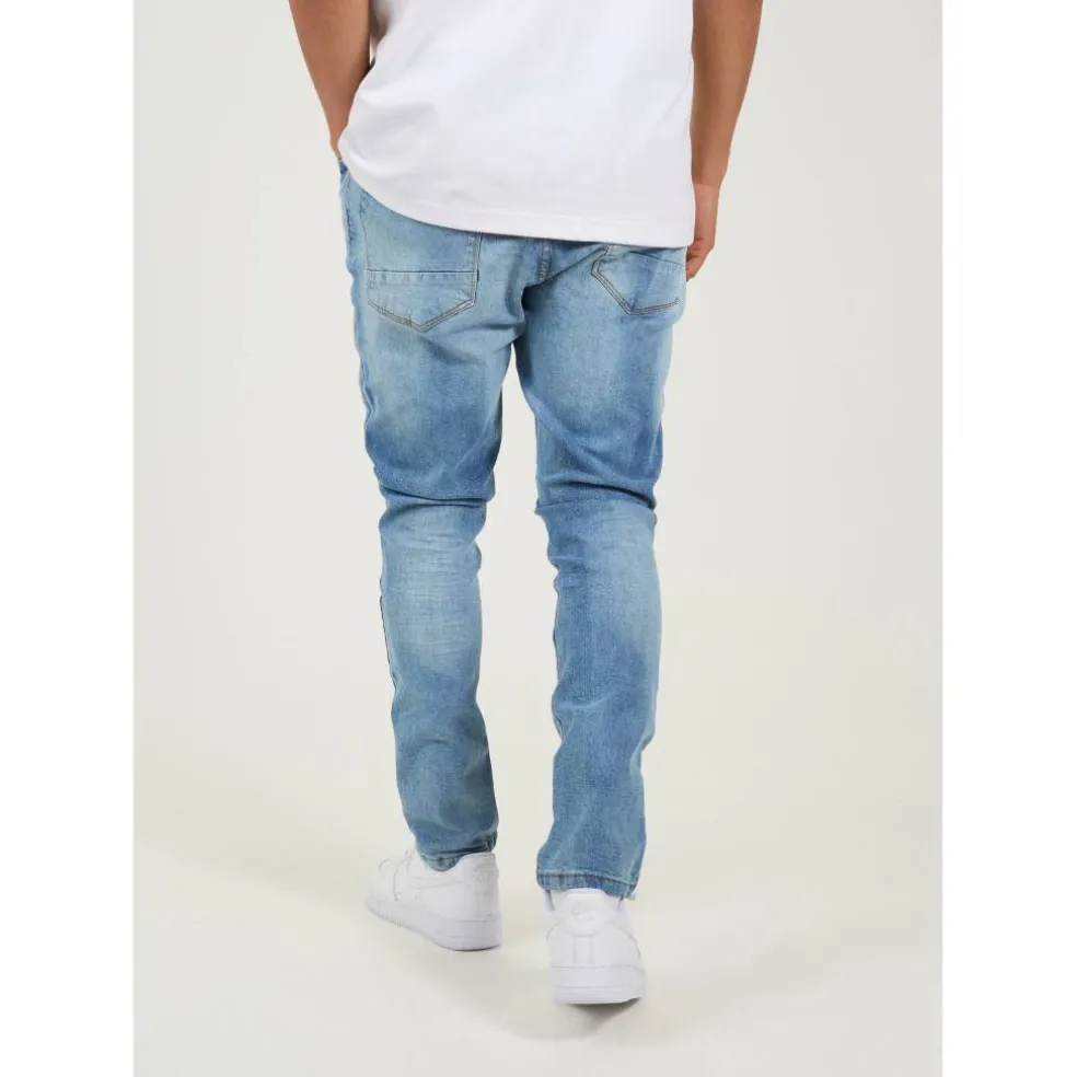 Skinny Fit Jeans with Knee Rips