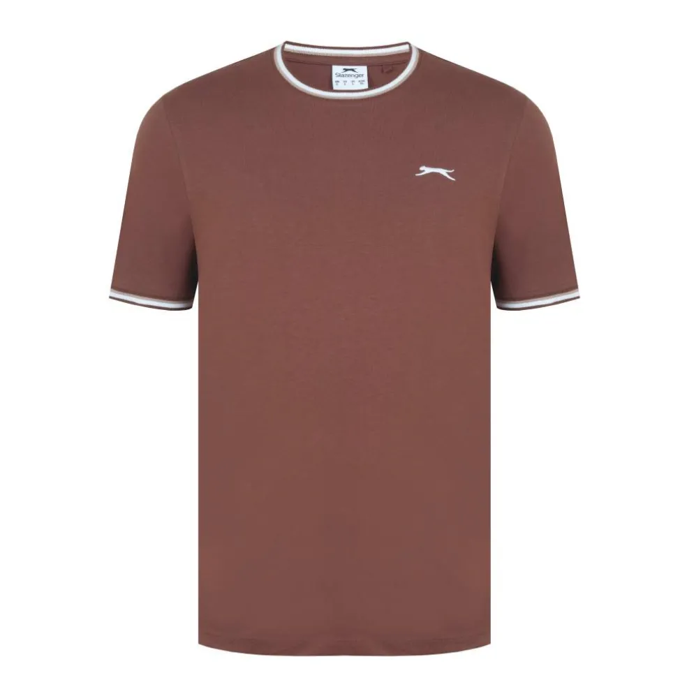 Slazenger Tipped T-Shirt Mens