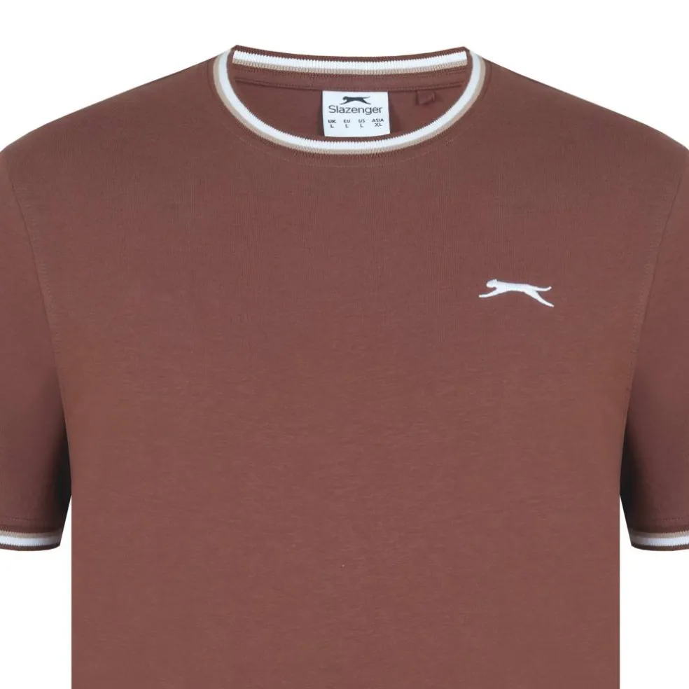 Slazenger Tipped T-Shirt Mens