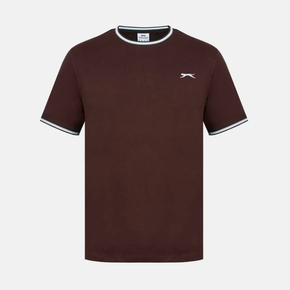 Slazenger Tipped T-Shirt Mens