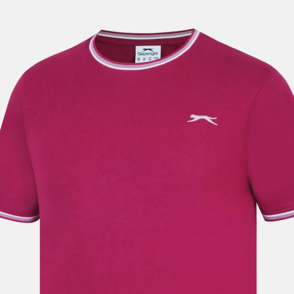 Slazenger Tipped T-Shirt Mens