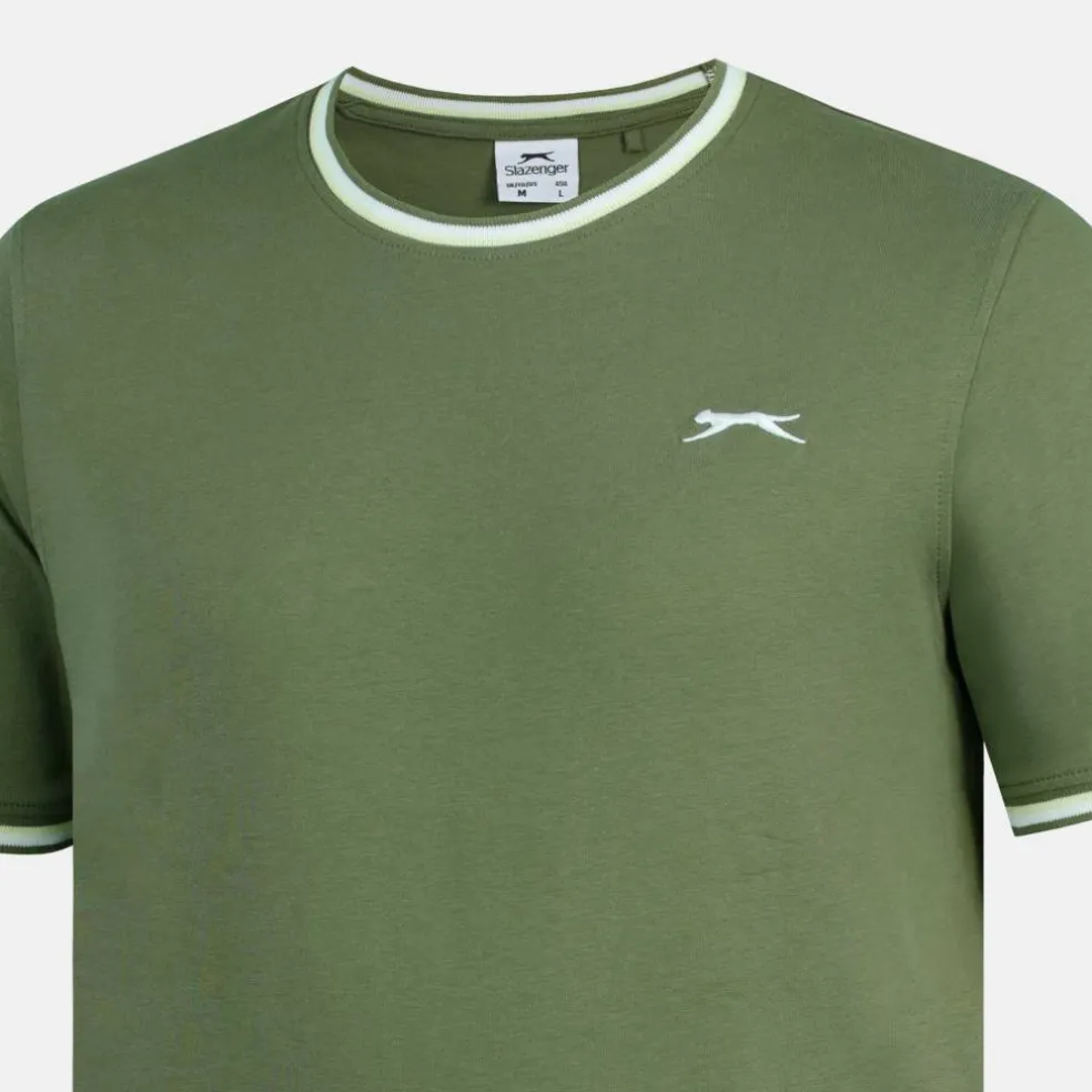 Slazenger Tipped T-Shirt Mens