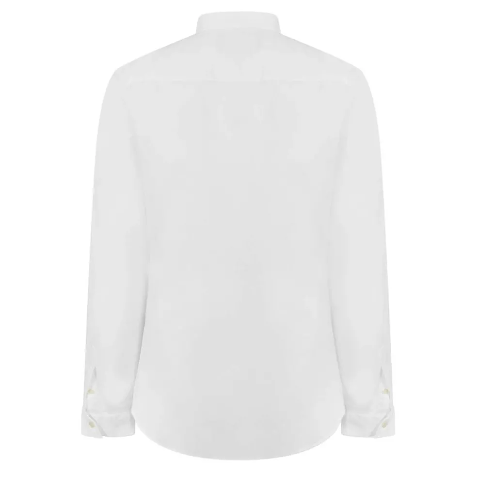 Slim-Fit Long Sleeve Poplin Shirt