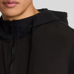 Softshell Hybrid Zip Through Hoodie