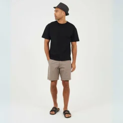 Straw Trilby Hat with Contrast Tape Detail