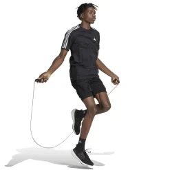 3 Stripe Essentials Training T-Shirt Mens