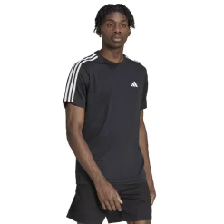 3 Stripe Essentials Training T-Shirt Mens
