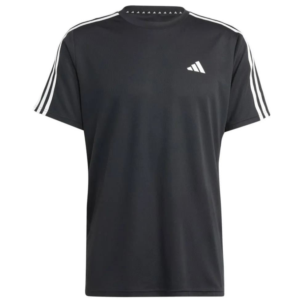 3 Stripe Essentials Training T-Shirt Mens