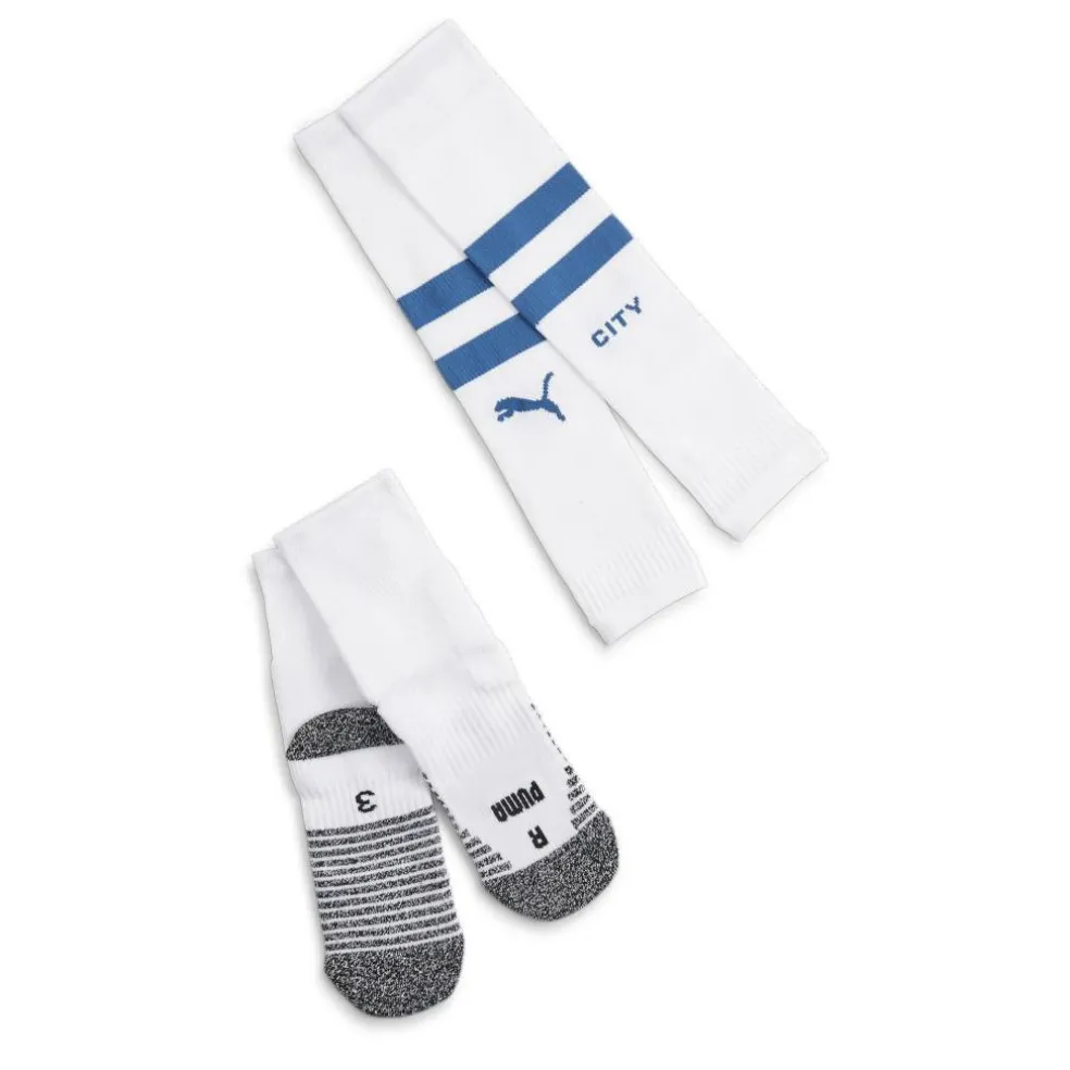 Team Mcfc Sleeve Socks Promo Football Sock Mens