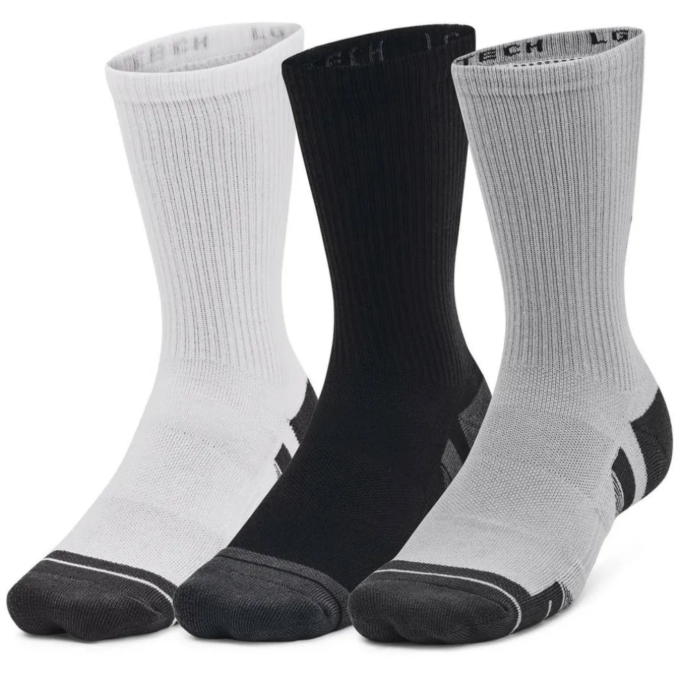 UA Performance Tech 3-Pack Crew Socks Unisex