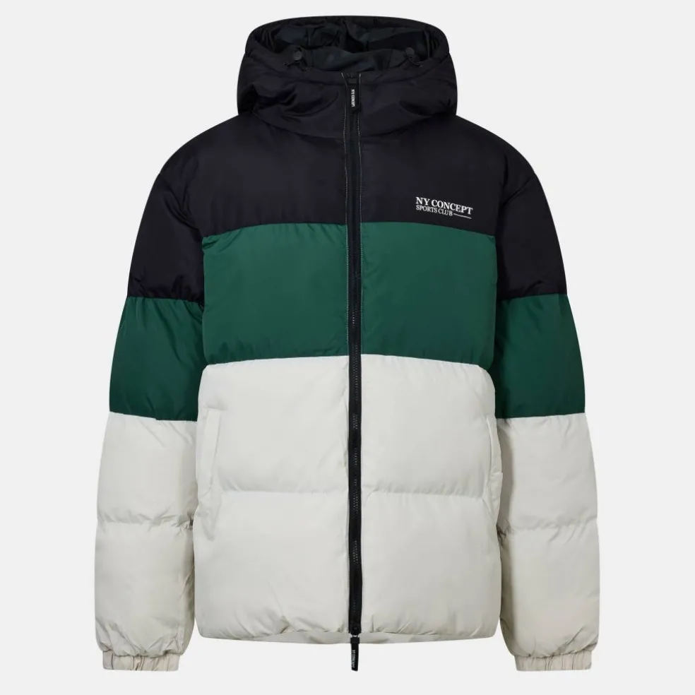 Unisex Adults Block Bubble Puffer Jacket