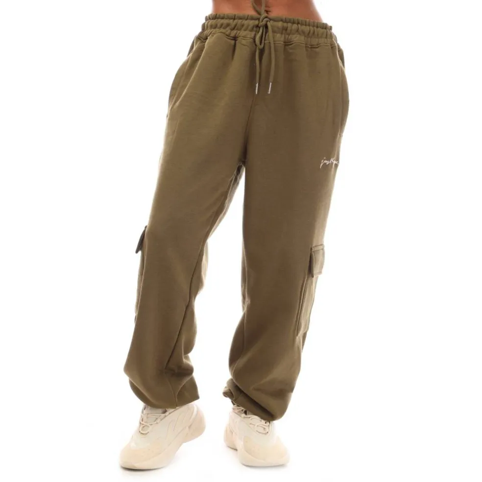 Unisex Adults Cargo Closed Hem Fleece Joggers
