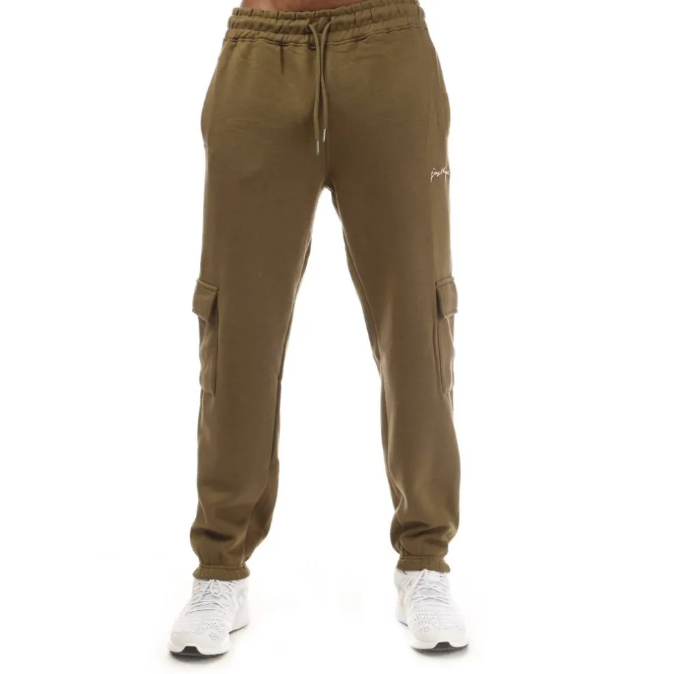Unisex Adults Cargo Closed Hem Fleece Joggers