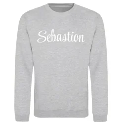 Unisex Adults Cotton Long Sleeve Crew Sweatshirt
