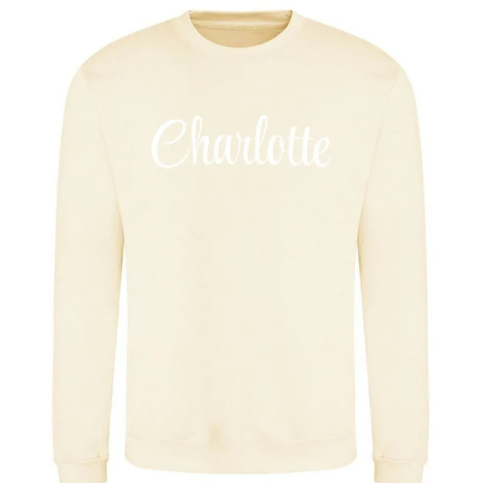 Unisex Adults Cotton Long Sleeve Crew Sweatshirt